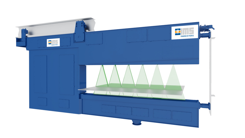 XR SSMC Multichannel Thickness Profile Measuring System for Aluminium Hot Rolling Mills (IMS Messsysteme GmbH)